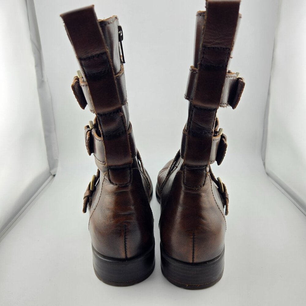 Born Mayne Women's Boots – Size 8M – Dark Castagno Distressed Brown - Picture 4 of 12